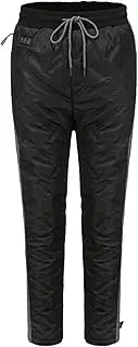 [Generic] Heated Pants | Zone Temperature Control Warm Heating Trousers,USB Electric Heat Pants for Winter Outdoor, 8 Heating Zone (5V/2A Power Bank Not Included) Black