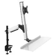 Lorell Mounting Arm for Monitor, Keyboard, Mouse - Black, Silver (99761)