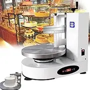 Birthday Cake Cream Smooth Coating Decoration Machine, 4-12Inch Cakes Butter Cream Spreading Machine, Adjustable Cake Icing Smoother Tool, Baking Birthday Cake Frosting Machine