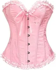 [Generic] Corsets for Women Overbust Bustier Lace Up Steampunk Corset Top