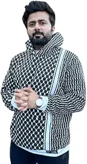 [ZUHD] Colorful Checkered Keffiyeh Design Hoodies