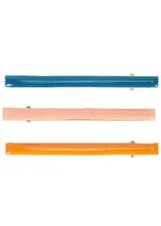 Valet Studio Enamelled Hair Clips - set of Three - Multicoloured ONE SIZE