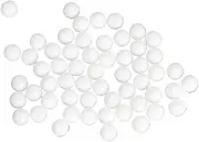 7-8mm Gel Ball Hardened Milky White Water Beads Blaster Game Bullet for Floral Arrangements, Vase Fillers, Wedding Decoration, Gardening Bed