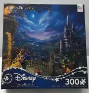 Thomas Kinkade Disney Puzzle Beauty and the Beast 300 pcs Dancing In Moonlight