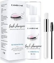 Eyelash Shampoo, Gentle Foam Cleanser for Extensions, 50mL, No Irritation