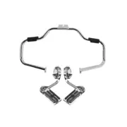 Engine Guard Crash Bar & Footpegs Fit For Harley Softail Fatboy Heritage 00-17