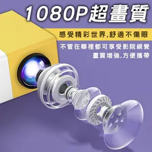 BLADE小巧投影機 台灣公司貨 微型投影 便攜投影 投影機 手機連結 附遙控器 投影儀 投影機 無線 投屏 便攜式 ⚝
