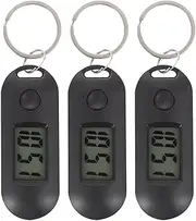 Cabilock 3pcs Key Chain Watch Doctor Fob Watch Digital Watch Students Pocket Clock Keychain Mute Keychain Watch Digital Watch Pocket Watch Keyring Digital Clip Plastic Clip-on Nurse
