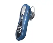 Portable Business Sport Wireless Bluetooth-compatible 5.1 LCD In-ear Single Earphone Earbud-Blue - Blue