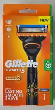 Gillette Power Fusion 5 Razor Handle + Pack 1 Blades- You BRAND NEW
