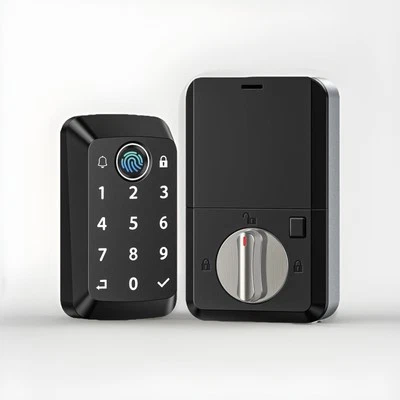 Keyless Entry Door Lock W/ Doorbell Keypad-Smart Deadbolt Auto Lock Matte Black