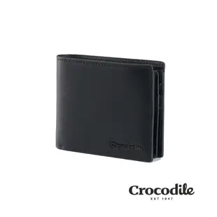 Crocodile 鱷魚皮件 零錢包皮夾 錢包 短夾 8卡RFID Aston奧斯頓系列-0103-11403-新品上市
