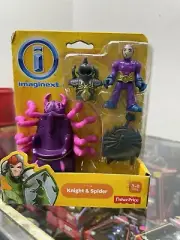 Imaginext Knight & Spider Toy Fisher Price Mattel Plastic Creative Sealed New
