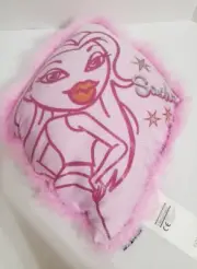 Bratz Sasha MGA home decor pillow room pink diamond shaped feathers new