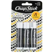 2 Pack Chapstick Classic Lip Balm, Classic Original, 3 Ct, 0.15 oz