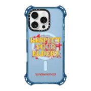 iPhone 16 Pro Bounce Case MagSafe Compatible Respect Your Elders by Sundae School