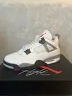 2025 Air Jordan 4 White Cement Size 10