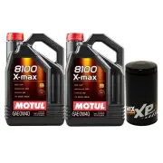 10L Motul 8100 X-MAX 0W40 Wix XP Filter Motor Oil Change Kit For Ram 2500 3500