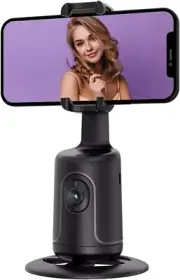 Auto Face Tracking Tripod 360° Rotating Auto Tracking Phone Stand No App Needed