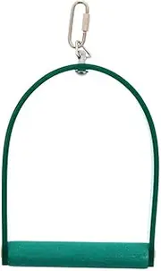 Bird Toy Swing Acrylic with Concrete Perch Small Interactive Bird Toy Ornament