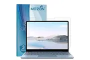 [Set of 3] MEZON Ultra Clear Film Screen Protector for Microsoft Surface Laptop Go (12.4") Case and Surface Pen Friendly, Shock Absorption