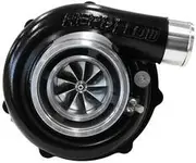Aeroflow Boosted B5855 1.21 Vband Flangv-Band Outlet G30 770 Black - AF8005-3050BLK