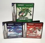 Japanese Pokemon Ruby / Sapphire / Emerald Gameboy Advance Replacement Case