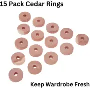 Moth Cedar Wood Rings Repellent killer Hanger Anti Mildew Natural Wood Deterrent