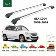 For Mercedes Benz GLK X204 2009-15 Roof Rack Cross Bars Metal Bracket Raised Rai