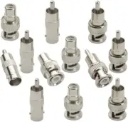 45 Pack RCA & BNC Coaxial Cable Kit, BNC Male to RCA Male, BNC Male to RCA Femal