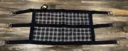 English Riding Company Blue Corn Plaid, Plaid Lined Stall Guard