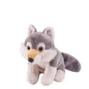 Pocketkins Eco Wolf soft plush stuffed toy 5"/13cm Wild Republic