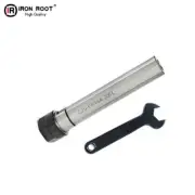 1P C20-ER16A-200L Collet Chuck Holder CNC Extension Rod Straight Shank+1P Wrench
