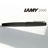 在飛比找Yahoo!奇摩拍賣優惠-LAMY/凌美2000炭黑鋼筆 14k金尖玻璃纖維/全鋼墨水
