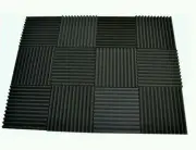 4 pack Acoustic Foam Tiles 1 x 12 x 12 (charcoal) ** FREE SHIPPING
