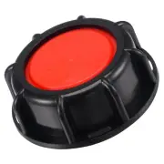56mm ID Coarse Female Thread Plastic IBC Water Tote Tank Valve Adapter Black