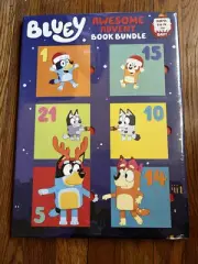 NEW Bluey Awesome Advent Calendar Book Bundle 2024 Sealed Mini Activity Books
