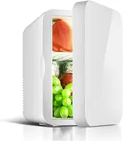 Portable Mini Fridge, Compact Car Refrigerator Refrigerator 12V Portable Car Freezer 220V Single Door Fridge Refrigerator Car Fridge Car Home Dual-Use Cooler Heater Portable Car Fridge for Travel and