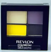 Revlon Colorstay Quad Eye Shadow #583 Exotic (16 Hr Eyeshadow) Free S&H