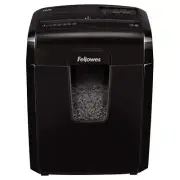 Fellowes MicroCut Shredder with Wastebasket Black