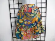 "NEW CYNTHIA ROWLEY SIZE MEDIUM ==CUTE RUFFLED WRAP FRONT SKIRT