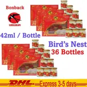 6x Bonback Bird's Nest Drinks No Sugar Sterilized Healthy 100% Authentic