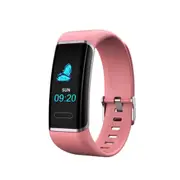 Smartwatch Men Sport Smart Watch For Android iOS Fitness Bracelet Waterproof Electronics Clock Silicone Smart Watches Women - Pink