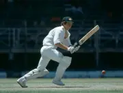 Graeme Wood Batting For Australia 1978 Old Cricket Photo