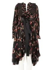 Wesley Floral Pleated Midi Dress