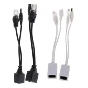 RJ45 Injector POE Splitter Adapter Cable Kit Passive Power Over Ethernet 12-48V