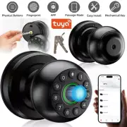 Digital Electronic Door Lock Smart Door Lock Knob Code Entry Spare Keys Home AU