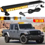 54 LED Rooftop Warning Emergency Double Side Strobe Light Bar For Jeep Gladiator