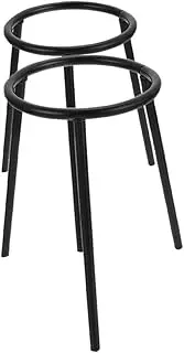 Luxshiny 2pcs Multi Use Tripod Stand for Laboratory Heating Holder for Alcohol Lamps Heavy Duty Design for Chemistry and Biology Experiments High Temperature Resistant