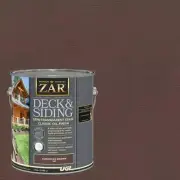 ZAR Exterior Wood Stains 400-Sq-Ft Mineral Spirits Smooth Wood Cordovan Brown
